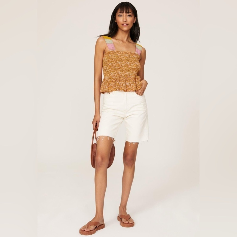 Scotch & Soda Smocked Beach Tank Top, Size EXTRA- SMALL